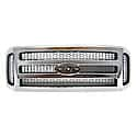 New CAPA Certified Premium Replacement Grille, Chrome Frame With Gray Insert