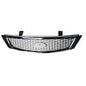 New Standard Replacement Grille, Limited Model, Chrome Surround, Painted Ends, Painted Silver Insert