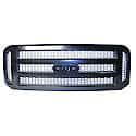 New Standard Replacement Grille, Black Frame With Black Insert, XLT/Lariat Models