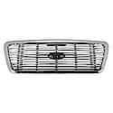 New Standard Replacement Grille, For Lariat/Limited Models, Chrome Frame, With 12 Bar Chrome Billet