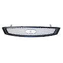 New Standard Replacement Grille, Black, Paint To Match, Old Emblem Must Be Used