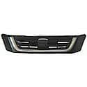 New Standard Replacement Grille, Black, With Chrome Molding