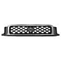 New Standard Replacement Grille, Chrome/Silver/Charcoal, W/ Chrome Molding