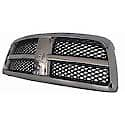 New Standard Replacement Grille, Chrome Frame With Black Honeycomb Insert