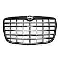 New Standard Replacement Grille, Chrome Frame W/Silver Bars That Have A Chrome Accent On Them