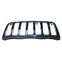 New Standard Replacement Grille, Limited/Overland, With Bright Inner Frame, Black