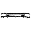 New Standard Replacement Grille, 1 Piece Type, Silver And Black, DLX Model, RWD