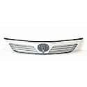 New Standard Replacement Grille, Chrome/Gray, L Model