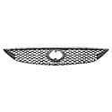 New Standard Replacement Grille, SE Models, USA Built, Black With Thin Chrome Surround