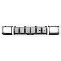 New Standard Replacement Front Grille, Black, Without Bezels, 4WD