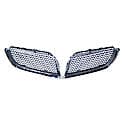 New Standard Replacement Grille, Black With Chrome Frame, SE Model