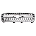 New Standard Replacement Grille, Matte-Dark Gray With Chrome Molding