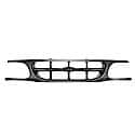 New Standard Replacement Front Grille, Fits XL/XLT/Sport, Matte-Black, Without Extensions