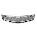 New Standard Replacement Front Lower Grille, LTZ Model Chrome/Gray