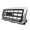 New Standard Replacement Grille, Chrome Frame With Black Bars