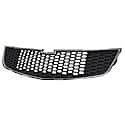 New CAPA Certified NSF Certified Premium Replacement Front Lower Grille, Chrome And Black