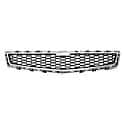 New CAPA Certified Premium Replacement Front Lower Grille, Painted Black