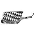 New Standard Replacement Passenger Side Front Grille, Chrome And Silver