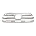 Grille Insert, Overlay, 2 Piece, Chrome Plated, ABS Plastic