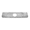 Overlay, Mesh Style, 2 Piece, Chrome Plated, Abs Plastic