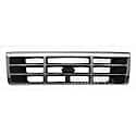 New Standard Replacement Grille, Chrome And Black