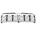 New Standard Replacement Grille, Chrome/Black