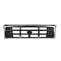 New Standard Replacement Front Center Grille, Gray