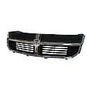 New Standard Replacement Grille, Matte Black With Chrome Frame