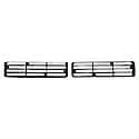 New Standard Replacement Driver Side Upper Grille Insert, Black