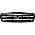 New Standard Replacement Grille, Black, With Horizontal Bars