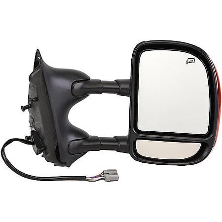 Dorman Tow Mirror Assembly: Passenger, Power Adjust, Heated, W/ Signal ...