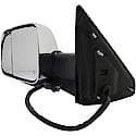 Towing Mirror Assembly: Driver Side, Power Adjustment, Heated, Extends, 1 Pack