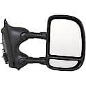 Towing Mirror Assembly: Passenger Side, Manual Adjustment, Extendable, 1 Pack