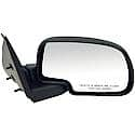 Mirror Assembly: Passenger Side, Manual Adjustment, 1 Pack