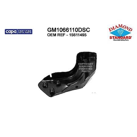 New CAPA Certified Prem Replacement Front Driver Side Inner Bumper Mtg Bracket