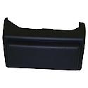 Bumper Guard: OEM Replacement, Textured, Black, Plastic, Bolt On