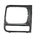 New Standard Replacement Passenger Side Headlight Door, Gloss Black