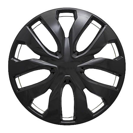 17 Inch, 10 Spoke, Gloss Black, Plastic, Set Of 4