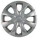 15 Inch, 8 Spoke, Chrome Plated, Plastic, Set Of 4, Standard Leg