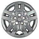 16 Inch, 10 Spoke, Chrome Plated, Plastic, Set Of 4, Bolt On