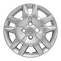 16 Inch, 10 Spoke, Silver Color, Plastic, Set Of 4, Bolt On