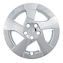 15 Inch, 5 Directional Spoke, Silver Color, Plastic, Set Of 4, Standard Leg