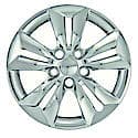 16 Inch, 10 Spoke, Silver Color, Plastic, Set Of 4, Bolt On