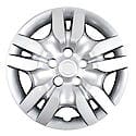 16 Inch, 10 Spoke, Silver Color, Plastic, Set Of 4, Bolt On