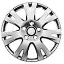 16 Inch, 7 Split Spoke, Silver, Plastic, Set Of 4, Bolt On