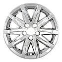 17 Inch, 10 Spokes, Snap-On, Plated, Chrome, Abs Plastic, Set Of 4