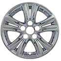 16 Inch, 5 Split Spokes, Snap-On, Plated, Chrome, Abs Plastic, Set Of 4