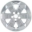 Wheel Cover, Imposter, Fits OE Wheel, 15 Inch, 6 Spoke, Chrome Plated, Plastic, Set Of 4