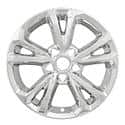 17", 5 V Spoke, Chrome, Plastic, Set Of 4, Not Compatible With Steel Wheels