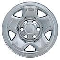 16 Inch, Chrome Plated, Plastic, Set Of 4, Compatible With Steel Wheels